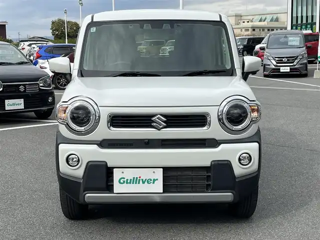 スズキ ハスラー HYBRID X 奈良県 2020(令2)年 1.4万km ピュアホワイトP 純正9インチナビ/（フルセグ/BT/CD/DVD)/全方位モニター/後方コーナーセンサー/衝突軽減システム/レーンキープアシスト/前席シートヒーター/前方ドライブレコーダー/ETC/オートライト/ステアリングスイッチ/LEDヘッドライト/純正15インチAW/保証書/取り扱い説明書