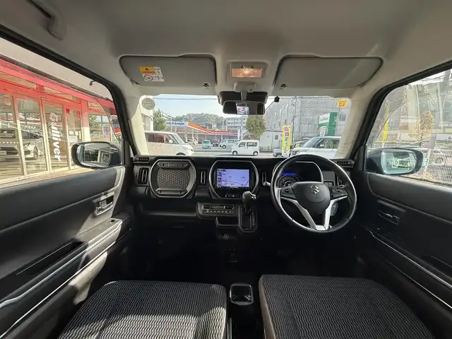 スズキ ハスラー Jスタイル ターボ 長崎県 2020(令2)年 4.8万km デニムブルー ガンメタリック 2トーン 衝突被害軽減ブレーキ/レーダークルーズコントロール/全方位カメラ/バックカメラ/ディーラーOP/SDナビ【CN-RZ865】/・Bluetooth接続/・フルセグTV/・DVD再生/ビルトインETC/コーナーセンサー/シートヒーター/レーンキープアシスト/ステアリングスイッチ/パドルシフト/アイドリングストップ/LEDオートヘッドライト/USB接続端子/ISOFIX/スマートキー/スペアキー