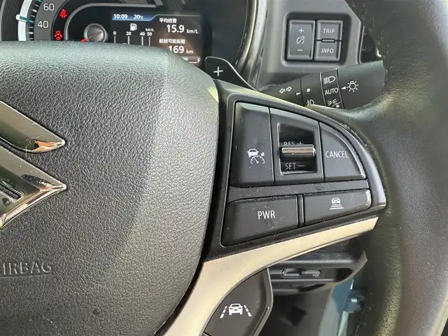 スズキ ハスラー Jスタイル ターボ 長崎県 2020(令2)年 4.8万km デニムブルー ガンメタリック 2トーン 衝突被害軽減ブレーキ/レーダークルーズコントロール/全方位カメラ/バックカメラ/ディーラーOP/SDナビ【CN-RZ865】/・Bluetooth接続/・フルセグTV/・DVD再生/ビルトインETC/コーナーセンサー/シートヒーター/レーンキープアシスト/ステアリングスイッチ/パドルシフト/アイドリングストップ/LEDオートヘッドライト/USB接続端子/ISOFIX/スマートキー/スペアキー