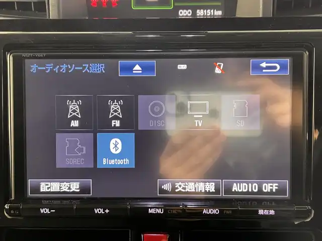 トヨタ ルーミー カスタムG－T 佐賀県 2017(平29)年 5.8万km パールホワイトⅢ ・純正9インチナビ/　CD　DVD　Bluetooth　DTV/・バックカメラ/・クルーズコントロール/・両側パワースライドドア/・D/N席シートヒーター/・ETC/・LEDオートライト/・スマートアシスト/・クリアランスソナー/・ドライブレコーダー