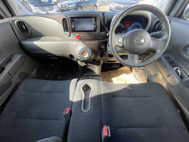 日産 キューブ 15X Vセレクション 神奈川県 2016(平28)年 8.3万km ダークメタルグレー 【(株)IDOMが運営する【じしゃロン相模原店】の自社ローン対象車両になります。こちらは現金ご利用時の価格です。自社ローンご希望の方は別途その旨お申付け下さい。】/スマートキー２個/純正ナビ・フルセグTV/CD・DVD・BTオーディオ/バックカメラ/ETC/HIDオートライト/保証書・取説書