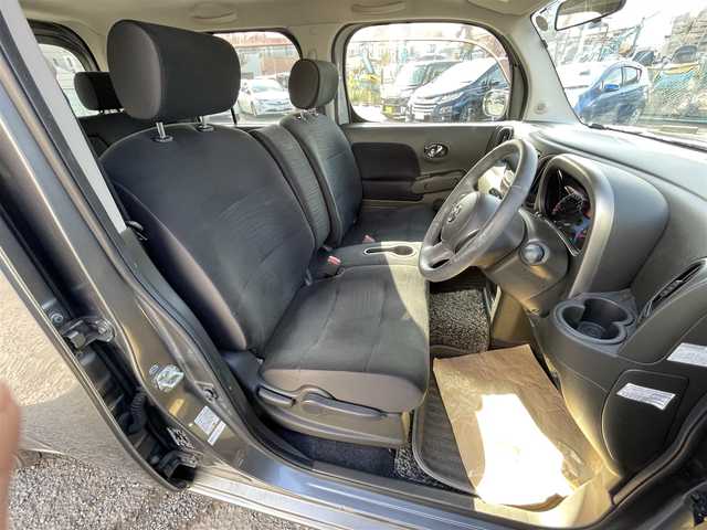 日産 キューブ 15X Vセレクション 神奈川県 2016(平28)年 8.3万km ダークメタルグレー 【(株)IDOMが運営する【じしゃロン相模原店】の自社ローン対象車両になります。こちらは現金ご利用時の価格です。自社ローンご希望の方は別途その旨お申付け下さい。】/スマートキー２個/純正ナビ・フルセグTV/CD・DVD・BTオーディオ/バックカメラ/ETC/HIDオートライト/保証書・取説書