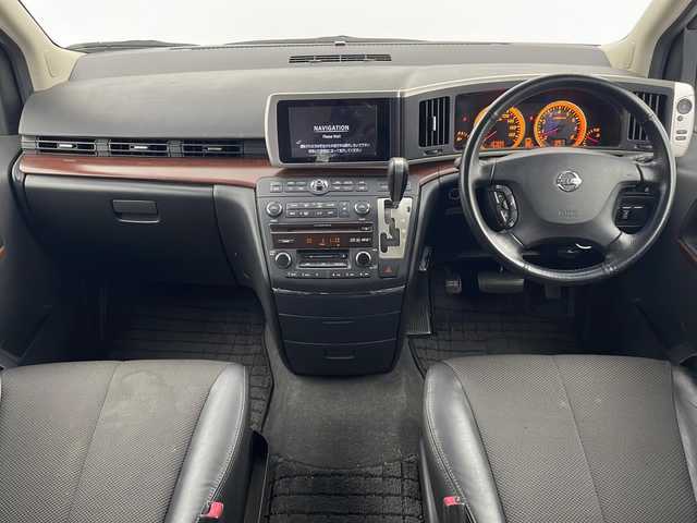 日産 エルグランド ハイウェイスター 栃木県 2005(平17)年 12.7万km 白 純正オーディオ/AM FM CD MD/片側パワースライドドア/AFS/オートエアコン/オートライト/ハーフレザーシート/ステアリングスイッチ/電動格納ミラー/社外16インチアルミホイール/純正フロアマット/ドアバイザー
