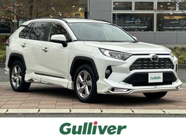 トヨタ ＲＡＶ４ G 福島県 2020(令2)年 3.8万km ホワイトパールクリスタルシャイン 純正ディスプレイオーディオ/【USB/BT/TV】/アラウンドビューモニター/バックカメラ/ドライブレコーダー/ビルトインETC/モデリスタエアロ/パワーバックドア/アダプティブクルーズコントロール/レーンキープアシスト/運転席パワーシート/運転席シートメモリー/ステアリングヒーター/前席シートヒーター/LEDオートライト/純正フロアマット