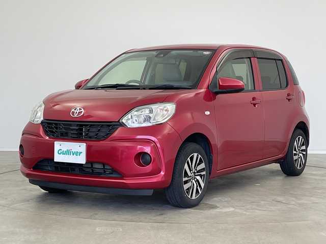 トヨタ パッソ X Gパッケージ 新潟県 2016(平28)年 9.7万km マゼンタベリーマイカM 純正SDナビ（Bluetooth・CD・AM・FM）/衝突被害軽減システム　/バックカメラ　/地デジ　/純正ビルトインETC2.0　/D席シートヒーター　/レーンキープアシスト　/後方コーナーセンサー　/オートライト　/アイドリングストップ　/フロントワイパーデアイサー/スマートキー/純正フロアマット/純正１４インチアルミホイール/保証書/取扱説明書