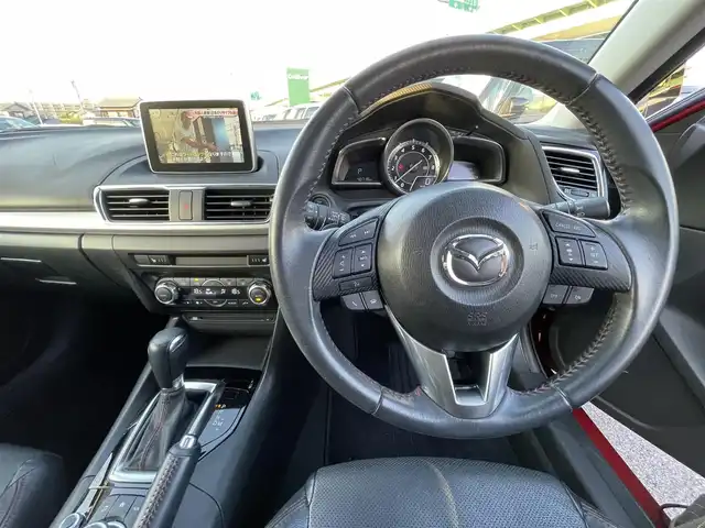 マツダ アクセラ スポーツ 20S ツーリング Lパッケージ 愛知県 2014(平26)年 4.1万km 赤 スマートキー/プッシュスタート/純正メーカーナビ/TV/BT/USB/バックカメラ/衝突軽減システム/レーンキープアシスト/レーダークルーズコントロール/純正ETC/レザーシート/前席シートヒーター /純正フロアマット/ステアリングスイッチ