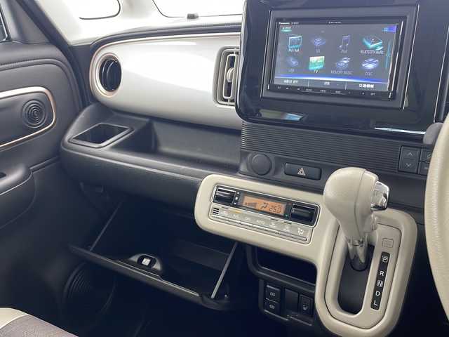 スズキ ワゴンＲ スマイル HYBRID X 沖縄県 2021(令3)年 3.4万km コーラルオレンジメタリック/アーバンブラウン2トーン 社外ナビ　【CN-RE07D】/　(ラジオ　ＣＤ　ＤＶＤ　フルセグＴＶ　Ｂｌｕｅｔｏｏｔｈ)/両側パワースライドドア/ドライブレコーダー前後　(SN-TW9800)/ビルトインＥＴＣ/ＬＥＤヘッドライト/ヘッドアップディスプレイ/レザー調シートカバー/コーナーセンサー後方/レーダークルーズコントロール/D席シートヒーター/ステアリングスイッチ/ドアバイザー/フロアマット/スマートキー