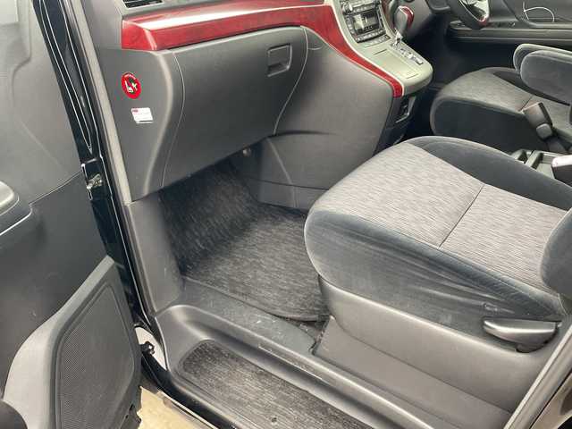 トヨタ アルファード 350S 兵庫県 2010(平22)年 7.2万km ブラック ・純正ナビ（CD/DVD/HDD/TV/AUX)/・両側パワースライドドア/・サンルーフ/・ビルトインETC/・AC100V電源/・社外レーダー探知機/・クルーズコントロール/・コーナーセンサー/・AFS/・HIDヘッドライト/・フォグライト/・オートライト/・バックカメラ/・純正18インチAW/・プッシュスタート/・スマートキー/・カーテンエアバック/・Wエアコン/・MTモード付AT/・ドアバイザー/・電動格納ミラー/・純正フロアマット