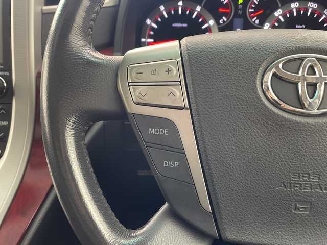 トヨタ アルファード 350S 兵庫県 2010(平22)年 7.2万km ブラック ・純正ナビ（CD/DVD/HDD/TV/AUX)/・両側パワースライドドア/・サンルーフ/・ビルトインETC/・AC100V電源/・社外レーダー探知機/・クルーズコントロール/・コーナーセンサー/・AFS/・HIDヘッドライト/・フォグライト/・オートライト/・バックカメラ/・純正18インチAW/・プッシュスタート/・スマートキー/・カーテンエアバック/・Wエアコン/・MTモード付AT/・ドアバイザー/・電動格納ミラー/・純正フロアマット