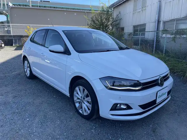 フォルクスワーゲン ポロ TSIハイライン 福岡県 2019(令1)年 3.1万km 白 純正ナビ　ＤＶＤ　ＢＴ　レーダークルーズコントロール　ＢＳＭ　ＥＴＣ２．０　純正１６インチＡＷ　ＬＥＤヘッドライト　パーキングアシスト　ドラレコ　バックカメラ　オートライト　コーナーセンサー