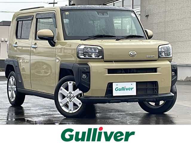 ダイハツ タフト G 道北・旭川 2020(令2)年 4.3万km サンドベージュメタリック /4WD//禁煙車//社外ナビ/CD/BT/TV//ガラスルーフ//スマートアシスト//コーナーセンサー//バックカメラ//前席シートヒーター//ステアリングスイッチ//オートライト//LEDヘッドライト//LEDフォグランプ//革巻きステアリング//電動格納ミラー//スマートキー//プッシュスタート