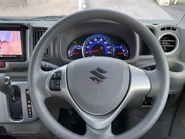 スズキ エブリィ ワゴン PZターボ スペシャル 埼玉県 2018(平30)年 13.7万km パールホワイト 社外ナビTV/バックカメラ/両側パワースライドドア/左オートステップ/衝突軽減ブレーキ/HIDライト/プッシュスタート/スマートキー/ETC/保証書付整備手帳/取扱説明書