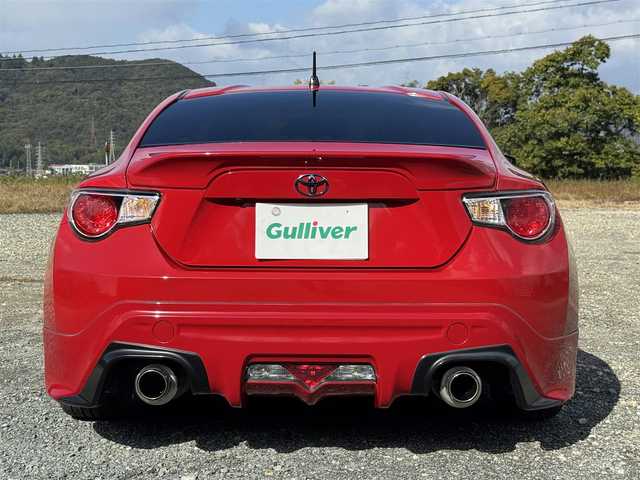 トヨタ ８６ GT 兵庫県 2014(平26)年 5.8万km ライトニングレッド HKSスーパーエキゾーストシステム/(エキゾーストマニホールド＆ハイパワースペックLマフラー)/VALENTIヘッドライト/TRDエアロ(F/S/RU)/D2ジャパンサスペンション/社外ナビ/フルセグTV/バックカメラ/純正18インチAW