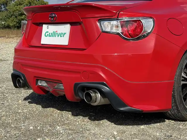 トヨタ ８６ GT 兵庫県 2014(平26)年 5.8万km ライトニングレッド HKSスーパーエキゾーストシステム/(エキゾーストマニホールド＆ハイパワースペックLマフラー)/VALENTIヘッドライト/TRDエアロ(F/S/RU)/D2ジャパンサスペンション/社外ナビ/フルセグTV/バックカメラ/純正18インチAW