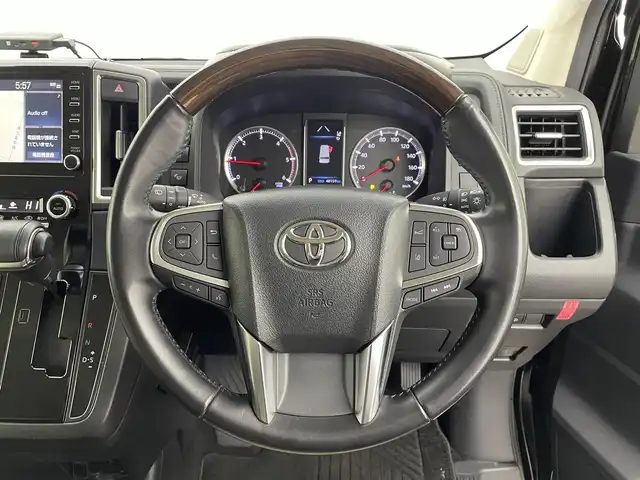 トヨタ グランエース プレミアム 宮城県 2020(令2)年 4.9万km ブラック 純正ナビ/全周囲カメラ/デジタルインナーミラー/ＢＳＭ/ＲＣＴＡ/追従クルーズコントロール/クリアランスソナー/ベージュ革シート/両側パワースライドドア/シートヒーター/前席パワーシート/ＥＴＣ/禁煙車