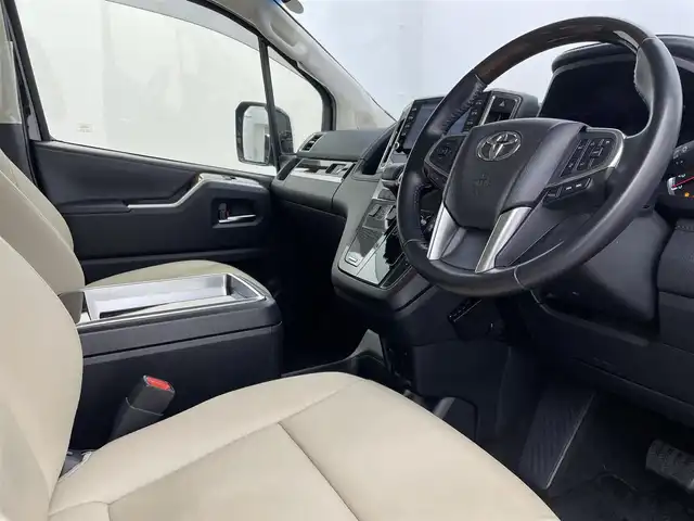 トヨタ グランエース プレミアム 宮城県 2020(令2)年 4.9万km ブラック 純正ナビ/全周囲カメラ/デジタルインナーミラー/ＢＳＭ/ＲＣＴＡ/追従クルーズコントロール/クリアランスソナー/ベージュ革シート/両側パワースライドドア/シートヒーター/前席パワーシート/ＥＴＣ/禁煙車