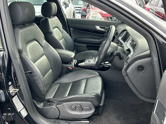 アウディ Ａ６ 2．8 FSI クワトロ 道東・釧路十勝 2010(平22)年 10.3万km 黒 4WD/寒冷地仕様/純正SDナビ/（SD/CD/DVD/フルセグ）/追従型クルーズコントロール/サンルーフ/エアロパーツ/パワーシート/全席シートヒーター/本革レザーシート/LEDヘッドライト/オートライト/前後コーナーセンサー/フロアマット
