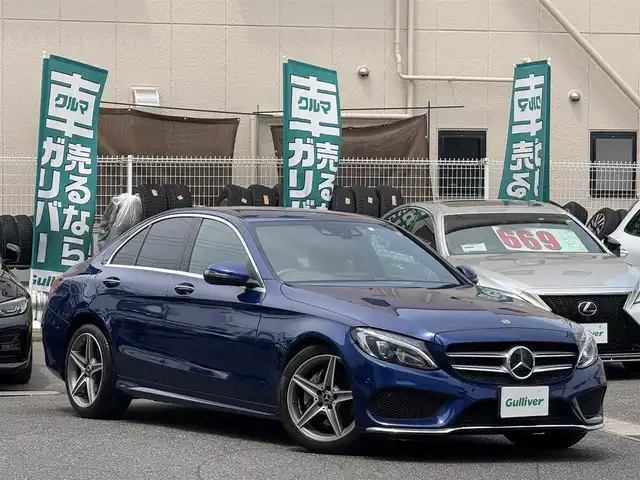 メルセデス・ベンツ Ｃ１８０ ローレウスエディション 愛知県 2018(平30)年 2.6万km ブリリアントブルーM /禁煙//ワンオーナー//正規ディーラー車//H31-R5年ディーラー記録簿//メーカーナビ//AM/FM/CD/DVD/SD/USB/BT//フルセグTV//バックカメラ//ETC//レーダーセーフティパッケージ//アクティブブレーキアシスト//リアCPA//PRE-SAFE//アクティブレーンキーピングアシスト//アクティブブラインドスポットアシスト//ディスタンスパイロットディストロニック//ステアリングパイロット//チャイルドセーフティセンサー//AMGライン//18インチAMGAW//ロゴ付きブレーキアシスト//ドリルドベンチレーテッドディスク//前席レザーARITCO//AMGレザーステアリング//アクティブクルーズコントロール//前席パワーシート//前席シートヒーター//運転席ランバーサポート//運転席シートメモリー//ステアリングリモコン//パドルシフト//電動格納ウィンカーミラー//アイドリングストップ//Individual/Sport/Sport＋/Comfort/Eco//ISOFIX//プッシュスタート//スマートキー//スペアキー//純正フロアマット//照明付きバニティミラー//保証書//取扱説明書