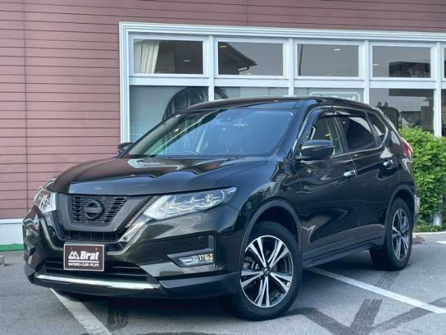 日産 エクストレイル 20X 栃木県 2018(平30)年 6.4万km チタニウムカーキ パイオニア7型ナビ/（CD/DVD/BT/ワンセグTV）/エマージェンシーブレーキ/プロパイロット/レーダークルコン/デジタルインナーミラー/アラウンドビューモニター/パワーバックドア/ドライブレコーダー/ヒルディセントコントロール/3列シート/ETC