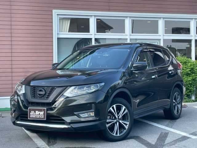日産 エクストレイル 20X 栃木県 2018(平30)年 6.4万km チタニウムカーキ パイオニア7型ナビ/（CD/DVD/BT/ワンセグTV）/エマージェンシーブレーキ/プロパイロット/レーダークルコン/デジタルインナーミラー/アラウンドビューモニター/パワーバックドア/ドライブレコーダー/ヒルディセントコントロール/3列シート/ETC