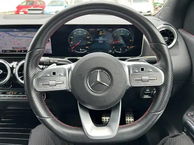 メルセデス・ベンツ Ｂ２００ｄ AMGライン 岡山県 2020(令2)年 5.9万km マウンテングレー 登録時走行距離58318キロ/純正メモリナビ/AM/FM/TV/Bluetooth/レーダーセーフティパッケージ/アクティブディスタンスアシスト・ディストロニック（自動再発信機能付）/・アクティブブレーキアシスト（歩行者/飛び出し機能付き）/アラウンドビューモニター/ブラインドスポットモニター/ヘッドアップディスプレイ/アイドリングストップ/レザーDINAMICAシート（レッドステッチ入）/シートヒーター（D＋N）/メモリー付きパワーシート/電動リアゲート/前後ドライブレコーダー/LEDヘッドライト/プッシュスタート/スマートキー/ETC2.0
