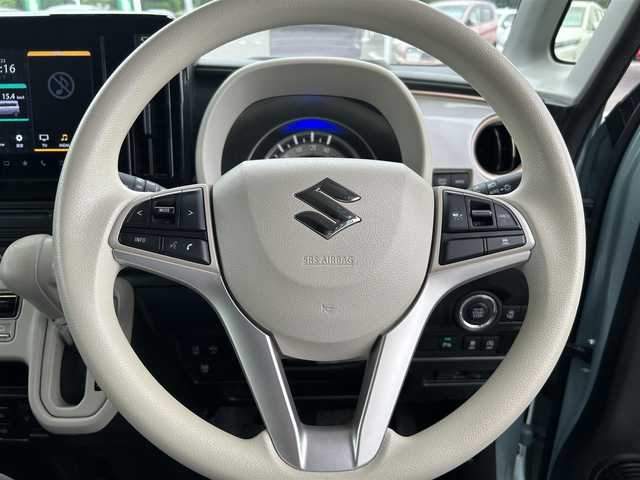 スズキ ワゴンＲ スマイル HYBRID X 栃木県 2023(令5)年 3.3万km ライトブルー 衝突軽減システム/メーカーナビ/AM　FM　CD　DVD　TV　BT　Applecarplay　Androidauto/アラウンドビューモニター/両側パワースライドドア/横滑り防止装置/レーンキープアシスト/アイドリングストップ/プッシュスタート/LEDライト/フロントフォグ/USB充電ポート/ドアバイザー/電格ミラー/コーナーセンサー前後