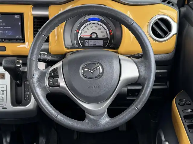 マツダ フレア クロスオーバー XS 千葉県 2017(平29)年 3.9万km アクティブイエロー/ブラック2トーン デュアルカメラブレーキサポート/レーンキープアシスト/社外メモリナビ/　フルセグ/BT/DVD/CD/USB/バックカメラ/ステアリングスイッチ/ETC/アイドリングストップ/シートヒーター(D/N席)/プッシュスタート/スマートキー/HIDヘッドライト/オートライト/フォグライト/純正フロアマット/サイドバイザー