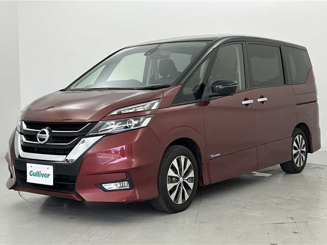 日産 セレナ ハイウェイスター Vセレクション 宮城県 2017(平29)年 7.8万km マルーンレッド 2トーン 両側パワースライドドア/アラウンドビューモニター/純正フリップダウンモニター/デジタルインナーミラー/プロパイロット/エマージェンシーブレーキ/レーンディパーチャーウォーニング/オートハイビーム/純正9型ナビ/・BT・CD・DVD・AUX・HDMI・USB/ビルドインETC/革巻きステアリング/ステアリングスイッチ/電動パーキングブレーキ/社外フロアマット/ロールサンシェード/シートバックテーブル/LEDヘッドライト/フォグライト/純正16インチアルミホイール/ハンズフリーオートスライドドア/横滑り防止装置/プッシュスタート/スマートキー