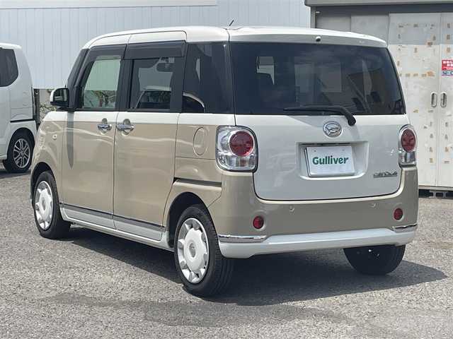 ダイハツ ムーヴ キャンバス G メイクアップ SA Ⅲ 福島県 2018(平30)年 4.9万km パールホワイトⅢ/ナチュラルベージュマイカメタリック 2トーン 純正ナビ/・フルセグＴＶ/・Ｂｌｕｅｔｏｏｔｈ/・ＣＤ/・ＤＶＤ/・ＦＭ・ＡＭ/全方位カメラ/両側パワスラ/衝突軽減ブレーキ/ドライブレコーダー/ＥＴＣ/ＵＳＢ・ＨＤＭＩ端子/純正フロアマット