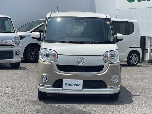 ダイハツ ムーヴ キャンバス G メイクアップ SA Ⅲ 福島県 2018(平30)年 4.9万km パールホワイトⅢ/ナチュラルベージュマイカメタリック 2トーン 純正ナビ/・フルセグＴＶ/・Ｂｌｕｅｔｏｏｔｈ/・ＣＤ/・ＤＶＤ/・ＦＭ・ＡＭ/全方位カメラ/両側パワスラ/衝突軽減ブレーキ/ドライブレコーダー/ＥＴＣ/ＵＳＢ・ＨＤＭＩ端子/純正フロアマット