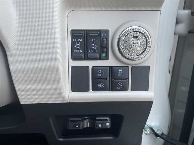 ダイハツ ムーヴ キャンバス G メイクアップ SA Ⅲ 福島県 2018(平30)年 4.9万km パールホワイトⅢ/ナチュラルベージュマイカメタリック 2トーン 純正ナビ/・フルセグＴＶ/・Ｂｌｕｅｔｏｏｔｈ/・ＣＤ/・ＤＶＤ/・ＦＭ・ＡＭ/全方位カメラ/両側パワスラ/衝突軽減ブレーキ/ドライブレコーダー/ＥＴＣ/ＵＳＢ・ＨＤＭＩ端子/純正フロアマット