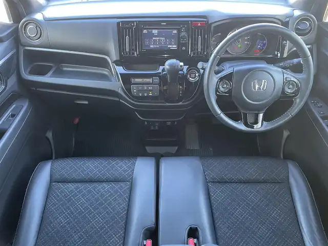 ホンダ Ｎ ＷＧＮ カスタムGSSパッケージⅡ 静岡県 2018(平30)年 4.2万km 青Ｍ ワンオーナー　/アイドリングストップ　/ETC　/ハーフレザー　/シートヒーター　/純正ナビ　/バックカメラ　/Bluetooth　/プッシュスタート　/ウィンカーミラー/スマートキー/　