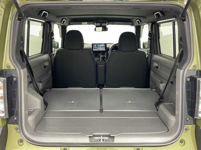 ダイハツ タフト G ダーククロムベンチャー 道央・札幌 2024(令6)年 0.7万km フォレストカーキメタリック ・９インチ純正ディスプレイオーディオ/・ＴＶ・ＢＴ・ＨＤＭＩ・ＡｐｐｌｅＣａｒＰｌａｙ・ＡｎｄｒｏｉｄＡｕｔｏ/・スマートアシスト/・衝突軽減ブレーキ/・先行車発進お知らせ機能/・車線逸脱警報/・標識認識機能/・ふらつき警報/・クリアランスソナー/・バックカメラ/・スカイルーフ/・電動パーキング/・ミラーヒーター/・ステアリングスイッチ/・ミラーヒーター/・ＰＷＲスイッチ/・オートライトマチックハイビーム/・ドアバイザー/・ＬＥＤヘッドライト・フォグ/・革巻きステアリング/・スマートキー/・スペアキー/・アイドリングストップ