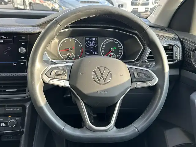 フォルクスワーゲン ＶＷ Ｔ－クロス TSI スタイル 愛知県 2021(令3)年 1.5万km ガンＭ ワンオーナー /スマートキー/プッシュスタート/純正ナビ/BT/バックカメラ/ビルトイン2.0ETC/純正17インチAW/アクティブクルーズコントロール/レーンキープアシスト/パーキングアシスト/クリアランスソナー /前後ドライブレコーダー/オートライト/純正フロアマット/ルーフレール/取説、保証書/スペアキー