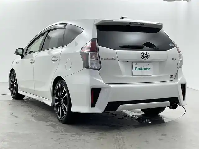 トヨタ プリウス α S ツーリングセレ GRスポーツ 福井県 2020(令2)年 5.2万km ホワイトパールクリスタルシャイン 社外９インチナビ/（CD/DVD/Bluetooth/USB/MSV/AM/FM）/バックカメラ/純正アルミホイール/ハーフレザーシート/純正フロアマット/ビルトインETC/AAC/プッシュスタート/スペアキー１本/LEDオートライト/フォグランプ/ウインカーミラー