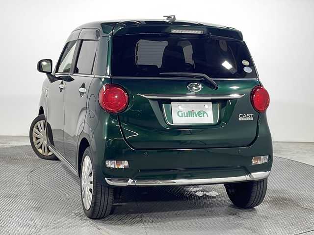 ダイハツ キャスト スタイル X リミテッド SAⅢ 広島県 2019(平31)年 4.8万km ダークエメラルドマイカ 社外ナビ（DVD/Bluetooth）/バックカメラ/シートヒーター/衝突軽減ブレーキ/車線逸脱警報/オートハイビーム/誤発進抑制機能/ETC/ドライブレコーダー/スマートキー