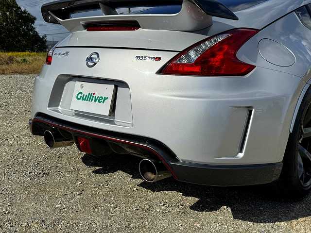 日産 フェアレディ Ｚ ニスモ 兵庫県 2014(平26)年 6.7万km ブリリアントシルバー TEIN車高調/ニスモエアロ/ニスモマフラー/社外ナビ/Bluetooth接続可/バックカメラ/フルセグTV/ETC/キセノンヘッドライト/ニスモ純正19インチAW/スマートキー/ハーフレザーシート/AUTOライト/ナビ連動ドラレコ