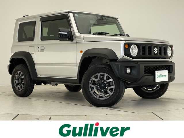 スズキ ジムニー シエラ JC 愛知県 2023(令5)年 1.3万km シルキーシルバーメタリック 純正ナビ　SDカードなし/クルーズコントロール/シートヒーター/純正アルミホイール/LEDヘッドライト/オートマチックハイビーム/ドライブレコーダー/衝突軽減システム/フルセグ/CD DVD/Bluetooth/ステアリングスイッチ/スマートキー/プッシュスタート