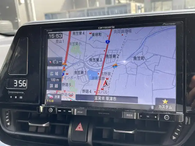 トヨタ Ｃ－ＨＲ S LEDパッケージ 滋賀県 2018(平30)年 2.6万km ブラックマイカ 禁煙車/8インチナビ/　(Bluetooth・フルセグTV・DVD・SD)/ETC/ドライブレコーダー/追従クルーズコントロール/ブレーキホールド/電動パーキングブレーキホールド/前方コーナーセンサー/レーンキープアシスト/オートマチックハイビーム/ステアリングリモコン/PCS