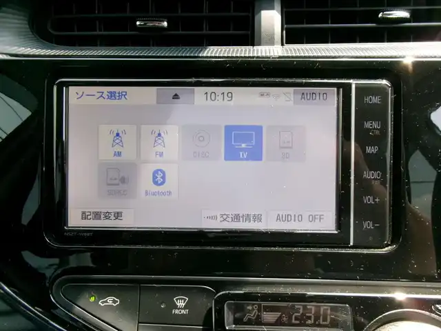 トヨタ アクア S スタイルブラック 群馬県 2019(平31)年 1.9万km ホワイトパールクリスタルシャイン ワンオーナー/Toyota Safety Sense/純正SDナビ・フルセグTV/　・BT・DVD(NSZT-W68T)/純正バックモニター/純正ドライブレコーダー(DRT-C68A)/純正ビルトインETC2.0/前席シートヒーター/スマートキー×2＆プッシュスタート/R2.3.4.5.6.7年記録簿/保証書＆取説