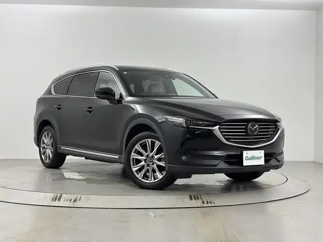 マツダ ＣＸ－８ XD Lパッケージ 埼玉県 2018(平30)年 5万km ジェットブラックマイカ BOSEサウンド/純正ナビ/(Bluetooth/USB/AUX/CD/DVD/AM/FM)/地デジワンセグ/全方位カメラ/前後ドライブレコーダー/ETC/アダプティブクルーズコントロール/衝突軽減ブレーキ/車線逸脱警報/クリアランスソナー/ステアリングヒーター/運転席・助手席・２列目シートヒーター/パワーバックドア/電子パーキングシステム/オートブレーキホールド/ルーフレール/アイドリングストップ/ロールサンシェード/プッシュスタート/ステアリングリモコン/ウィンカーミラー/フロントフォグランプ/純正フロアマット/純正19インチアルミホイール