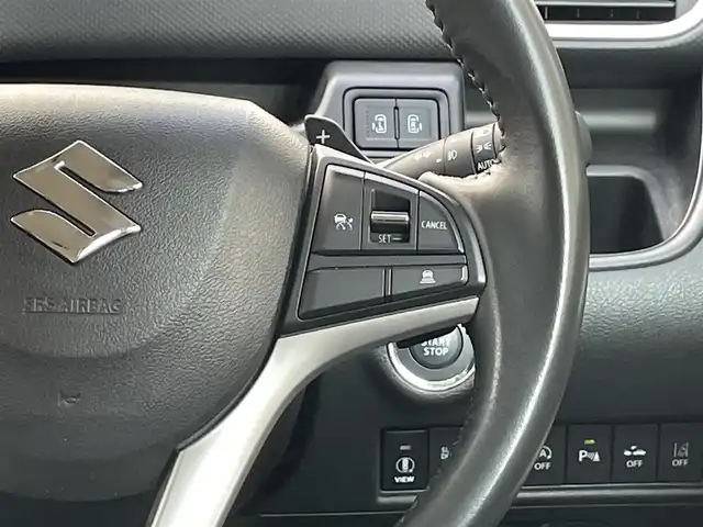 スズキ ソリオ バンディット HV MV 東京都 2021(令3)年 1.9万km スーパーブラックパール 社外メモリナビ/ （DVD/フルセグTV/Bluetooth/MSV）/全方位モニター/ETC/両側パワースライドドア/D席シートヒーター/ステアマチック/・アダプティブクルーズコントロール/・デュアルカメラブレーキサポート/・先行車発進お知らせ機能/・交通標識認識機能/・誤発進抑制機能/・後方誤発進抑制機能/・ハイビームアシスト/・車線逸脱抑制機能/横滑り防止装置/純正15インチアルミホイール/純正LEDヘッドライト/スマートキー/取扱説明書