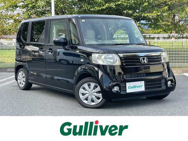 ホンダ Ｎ ＢＯＸ G 静岡県 2014(平26)年 7.6万km スマートブラック 純正ナビ/ワンセグTV　AM/FM　BT　CD/DVD/バックカメラ/前方ドライブレコーダー/アイドリングストップ/プッシュスタート/両側スライドドア/ETC/ハロゲンライト/フォグランプ/純正フロアマット/純正ドアバイザー/スペアキー1本/記録簿/取扱説明書