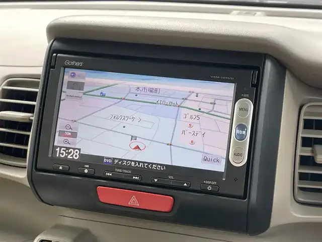 ホンダ Ｎ ＢＯＸ G 静岡県 2014(平26)年 7.6万km スマートブラック 純正ナビ/ワンセグTV　AM/FM　BT　CD/DVD/バックカメラ/前方ドライブレコーダー/アイドリングストップ/プッシュスタート/両側スライドドア/ETC/ハロゲンライト/フォグランプ/純正フロアマット/純正ドアバイザー/スペアキー1本/記録簿/取扱説明書