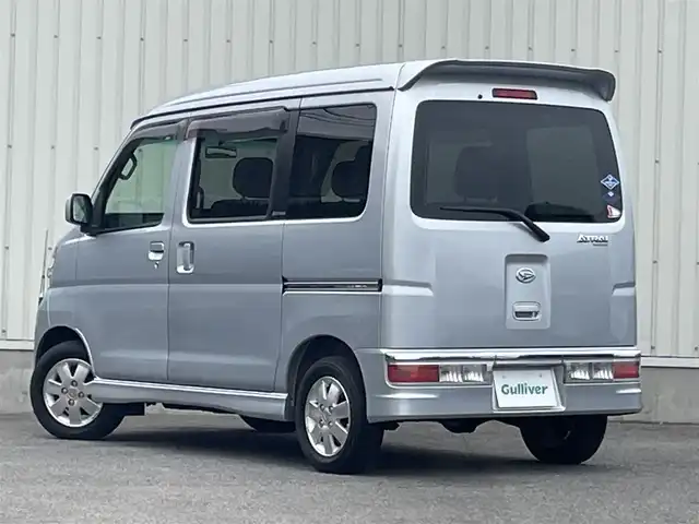 ダイハツ アトレー ワゴン カスタム ターボ RS 山形県 2013(平25)年 2万km ブライトシルバーメタリック 4WD/ターボ/カーオーディオ/　　【CD　AM/FM】/両側イージークローザードア/HIDヘッドライト/純正13インチアルミホイール/純正フロアマット/パワーウィンドウ/ドアバイザー/AAC/電動格納ミラー/フォグランプ/リモコンキー/ETC