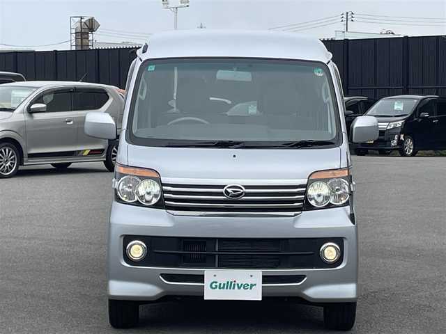 ダイハツ アトレー ワゴン カスタム ターボ RS 山形県 2013(平25)年 2万km ブライトシルバーメタリック 4WD/ターボ/カーオーディオ/　　【CD　AM/FM】/両側イージークローザードア/HIDヘッドライト/純正13インチアルミホイール/純正フロアマット/パワーウィンドウ/ドアバイザー/AAC/電動格納ミラー/フォグランプ/リモコンキー/ETC