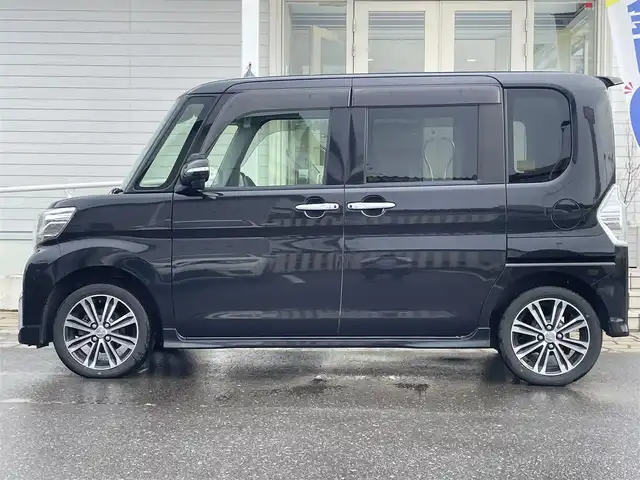 ダイハツ タント カスタム RS SAⅡ 秋田県 2016(平28)年 12.1万km ブラックマイカメタリック (株)IDOMが運営する【じしゃロン秋田店】の自社ローン対象車両になります。こちらは現金ご利用時の価格です。自社ローンご希望の方は別途その旨お申付け下さい。/スマートアシストII/衝突回避支援ブレーキ/衝突警報機能(対車両・対歩行者)/車線逸脱警報機能/誤発進抑制制御機能（前方・後方）/先行車発進お知らせ機能/純正SDナビ【CD/DVD/SD/Bluetooth/USB/AUX/iPod】/フルセグTV/両側パワースライドドア/ETC/前方ドライブレコーダー/LEDヘッドライト/後方コーナーセンサー