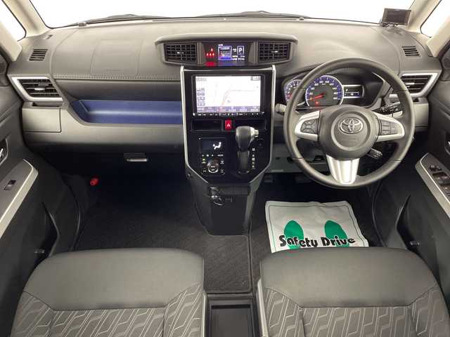 トヨタ ルーミー カスタムG－T 大阪府 2017(平29)年 2.6万km ブラックマイカメタリック スマートアシストII/　・衝突警告機能/　・衝突回避支援ブレーキ機能/　・誤発進抑制機能/　・車線逸脱警報機能/　・先行車発進お知らせ機能/　・オートマチックハイビーム/社外ナビ/　（Bluetooth/CD/DVD）/フルセグTV/バックカメラ/クルーズコントロール/両側パワースライドドア/LEDヘッドライト/フォグランプ/オートライト/純正15インチアルミホイール/純正フロアマット/スマートキー/ETC