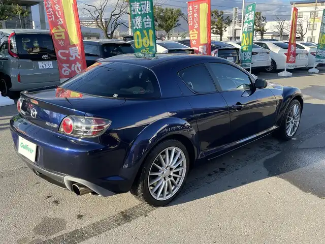 マツダ ＲＸ－８ タイプ S 長野県 2007(平19)年 7.5万km ストーミーブルーマイカ ワンセグテレビ/AM/FM/Bluetooth/フォグランプ/BOSEスピーカー/純正フロアマット/カードキー/電動格納ミラー/ノーマルタイヤ有/パワーウィンドウ/社外18インチAW