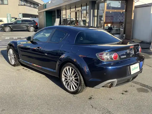 マツダ ＲＸ－８ タイプ S 長野県 2007(平19)年 7.5万km ストーミーブルーマイカ ワンセグテレビ/AM/FM/Bluetooth/フォグランプ/BOSEスピーカー/純正フロアマット/カードキー/電動格納ミラー/ノーマルタイヤ有/パワーウィンドウ/社外18インチAW